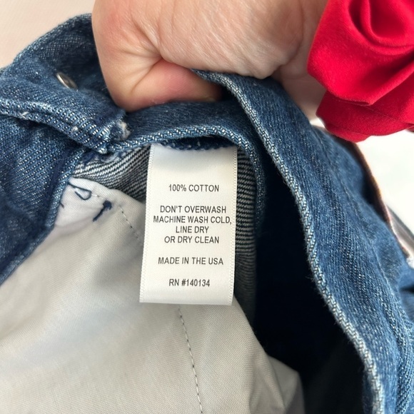 Anthropologie Carleen Floral Straight Jeans Patchwork Size 27 NEW WITH TAGS - Picture 5 of 8